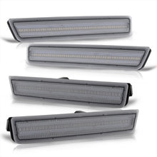 Load image into Gallery viewer, Dodge Challenger 2015-2022 4 Piece Front Amber & Rear Red LED Side Marker Lights Clear Len