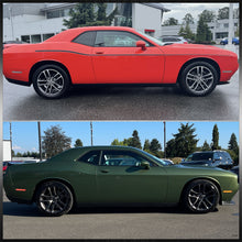 Load image into Gallery viewer, Dodge Challenger 2015-2022 4 Piece Front Amber & Rear Red LED Side Marker Lights Clear Len