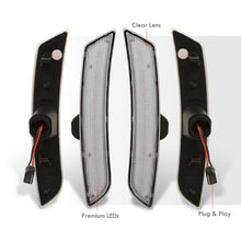 Load image into Gallery viewer, Chevrolet Camaro 2016-2022 LED Clear Lens Front Amber + Red Rear Side Markers Lights