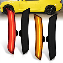 Load image into Gallery viewer, Chevrolet Camaro 2016-2022 LED Smoke Lens Front Amber + Red Rear Side Markers Lights