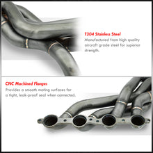 Load image into Gallery viewer, Chevrolet Camaro V8 6.2L 2010-2015 Stainless Steel Exhaust Header Black