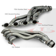 Load image into Gallery viewer, Chevrolet Camaro V8 6.2L 2010-2015 Stainless Steel Exhaust Header Black