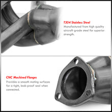 Load image into Gallery viewer, Chevrolet Small Block SBC 283 305 327 350 400 V8 1955+ Stainless Steel Shorty Exhaust Header Black