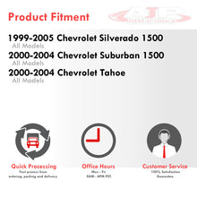 Load image into Gallery viewer, Chevrolet Silverado 1500 1999-2006 / Avalanche 1500 2002-2005 / Suburban 1500 2000-2004 / Tahoe 2000-2004 / GMC Sierra 1999-2006 / Yukon 2001-2004 / Yukon XL 2001-2004 Stainless Steel Long Tube Exhaust Header Black + Resonated Y-Pipe