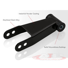 Load image into Gallery viewer, 1973-1987 Chevrolet GMC C/10 2" Rear Black Suspension Lowering Leveling Shackles Drop Kit