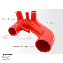 Load image into Gallery viewer, Audi A4 1.8T 1994-2005 / Volkswagen Passat B5 1996-2005 Turbo Intake Silicone Hose Red