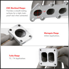 Load image into Gallery viewer, Toyota Supra MK3 1986-1992 1JZGTE 2.5L T04B Ceramic Coating Turbo Manifold