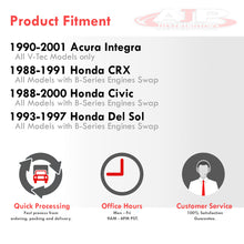 Load image into Gallery viewer, Acura Integra 1990-2001 / Honda Civic 1988-2000 / CRX 1988-1991 / Del Sol 1993-1997 B-Series B16 B18 B20 T3/T4 Ram Horn Ceramic Turbo Manifold (38mm Wastegate Flange)
