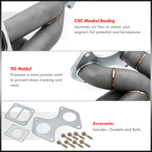 Load image into Gallery viewer, Mazda RX7 1993-1996 13BREW 1.3L R2 T4 Ceramic Turbo Manifold