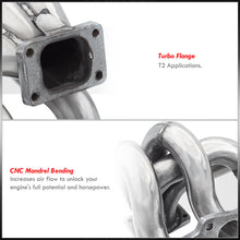 Load image into Gallery viewer, Nissan 240SX 1989-1998 KA24DE T25/T28 Bottom Mount Stainless Steel Turbo Manifold