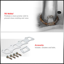 Load image into Gallery viewer, Nissan 240SX 1989-1998 KA24DE T25/T28 Bottom Mount Stainless Steel Turbo Manifold