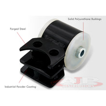 Load image into Gallery viewer, Honda Civic 1992-1995 / Del Sol 1993-1997 / Acura Integra 1994-2001 D to B Series Conversion Engine Motor Mount Black with Clear Polyurethane Bushings (3-Bolt Driver Side Mount Only)