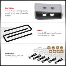 Load image into Gallery viewer, Ford F150 2004-2020 3" Front and 2" Rear Leveling Lift Kit Silver
