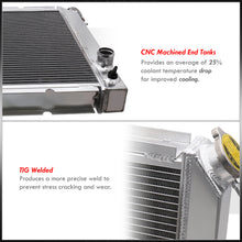 Load image into Gallery viewer, Pontiac Fiero 1984-1988 2.5L 2.8L Automatic & Manual Transmission Aluminum Radiator