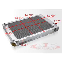 Load image into Gallery viewer, Pontiac Fiero 1984-1988 2.5L 2.8L Automatic & Manual Transmission Aluminum Radiator
