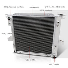 Load image into Gallery viewer, Ford Ranger 1998-2001/ Mazda 1998-2001 2.5L 4CYL Automatic & Manual Transmission Aluminum Radiator