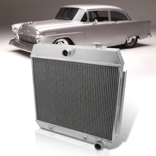 Load image into Gallery viewer, Chevrolet Bel Air 1955-1957 / Nomad 1955-1957 / 150-Series 1955-1957 / 210-Series 1955-1957 / Del Ray 1957 Small Block SBC 150 210 V8 Manual Transmission Aluminum Radiator