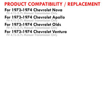 Load image into Gallery viewer, Chevrolet Nova 5.0L 5.7L 1973-1974 / Buick Apollo 5.7L 1973-1974 / Oldsmobile Omega 4.1L 5.7L 1973-1974 / Pontiac Ventura 5.7L 1973-1974 Oldsmobile 98 5.7L 1973 Manual Transmission Aluminum Radiator
