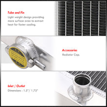 Load image into Gallery viewer, Pontiac GTO 1965-1967 / Lemans 1965-1967 / Tempest 1965-1967 Manual Transmission Aluminum Radiator