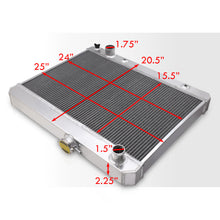 Load image into Gallery viewer, Pontiac GTO 1965-1967 / Lemans 1965-1967 / Tempest 1965-1967 Manual Transmission Aluminum Radiator