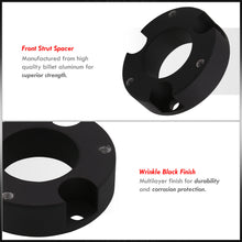 Load image into Gallery viewer, Toyota Tacoma 1995-2004 (6 Lug) 2" Front 2" Rear Leveling Lift Kit Black