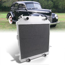 Load image into Gallery viewer, Ford 1939-1941 / Mercury 1940-1941 Flat Head Small Block V8 Manual Transmission Aluminum Radiator