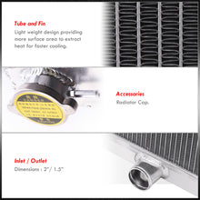 Load image into Gallery viewer, Ford 1939-1941 / Mercury 1940-1941 Flat Head Small Block V8 Manual Transmission Aluminum Radiator