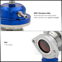 Load image into Gallery viewer, Universal Type S/RS Blue Blow Off Valve BOV + 2.5" Aluminum Adapter Flange Kit
