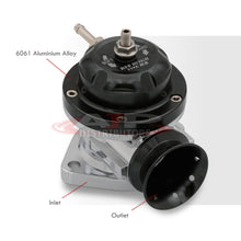 Load image into Gallery viewer, Universal Type S/RS Gunmetal Blow Off Valve BOV + 2.5" Aluminum Adapter Flange Kit
