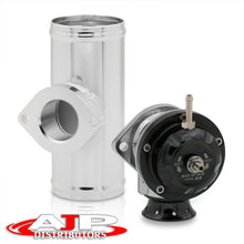 Load image into Gallery viewer, Universal Type S/RS Gunmetal Blow Off Valve BOV + 2.5" Aluminum Adapter Flange Kit