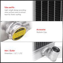 Load image into Gallery viewer, Plymouth P15 Deluxe 1947-1949 Automatic & Manual Transmission Aluminum Radiator