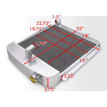 Load image into Gallery viewer, Plymouth P15 Deluxe 1947-1949 Automatic & Manual Transmission Aluminum Radiator