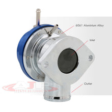 Load image into Gallery viewer, Type-S Blue Blow Off Valve BOV Adjustable PSI + 2.5&quot; Aluminum Adapter Pipe

