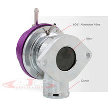 Load image into Gallery viewer, Type-S Purple Blow Off Valve BOV Adjustable PSI + 2.5" Aluminum Adapter Pipe