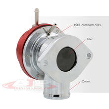 Load image into Gallery viewer, Type-S Red Blow Off Valve BOV Adjustable PSI + 2.5" Aluminum Adapter Pipe Set