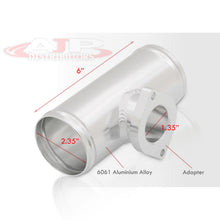 Load image into Gallery viewer, Type-S Red Blow Off Valve BOV Adjustable PSI + 2.5" Aluminum Adapter Pipe Set