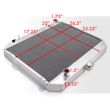 Load image into Gallery viewer, Dodge Coronet V8 1968-1973 / Challenger V8 1970-1974 / Charger V8 1968-1973 Manual Transmission Aluminum Radiator