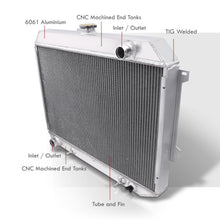 Load image into Gallery viewer, Dodge Coronet V8 1968-1973 / Challenger V8 1970-1974 / Charger V8 1968-1973 Manual Transmission Aluminum Radiator