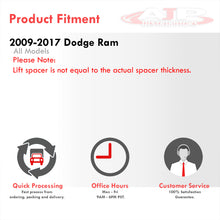 Load image into Gallery viewer, Dodge Ram 1500 2009-2020 2" Rear Leveling Lift Kit Black