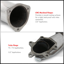 Load image into Gallery viewer, Honda CRZ 2010-2016 2.5" T3/T4 Turbo Downpipe