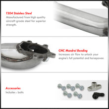 Load image into Gallery viewer, Honda CRZ 2010-2016 2.5" T3/T4 Turbo Downpipe