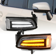 Load image into Gallery viewer, Subaru Crosstrek 2013-2017 / Forester 2014-2018 / Impreza 2.0L 2012-2016 / Legacy 2012-2017 / Outback 2012-2017 / WRX STI 2015-2021 Front Amber Sequential LED Side Mirror Signal Marker Lights Clear Len