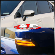 Load image into Gallery viewer, Subaru Crosstrek 2013-2017 / Forester 2014-2018 / Impreza 2.0L 2012-2016 / Legacy 2012-2017 / Outback 2012-2017 / WRX STI 2015-2021 Front Amber Sequential LED Side Mirror Signal Marker Lights Smoke Len