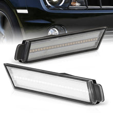 Load image into Gallery viewer, Chevrolet Camaro 2010-2015 White LED Front Side Marker Lights Clear Len