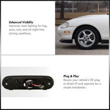 Load image into Gallery viewer, Mazda Miata MX-5 1990-2005 4 Piece Front Amber & Rear Red LED Side Marker Lights Smoke Len