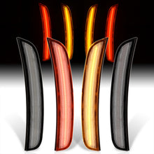 Load image into Gallery viewer, Dodge Charger 2015-2022 LED Clear Lens Front Amber + Red Rear Side Markers Lights