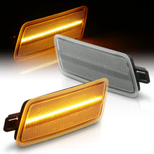 Load image into Gallery viewer, Audi A6 2005-2011 Front Amber LED Side Marker Lights Clear Len
