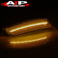 Load image into Gallery viewer, Cadillac ATS 2013-2014 Front Amber LED Side Marker Lights Smoke Len