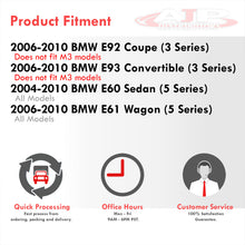 Load image into Gallery viewer, BMW 3 Series E60 E61 E82 E88 E90 E91 E92 E93 (Non-M3 Models) 2004-2010 Front Amber Sequential LED Side Marker Lights Smoke Len + 3D Black Chrome Finishes (F10 Style)
