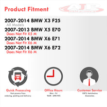 Load image into Gallery viewer, BMW X3 X5 X6 E70 E71 E72 F25 2007-2014 Front Amber Sequential LED Side Marker Lights Clear Len